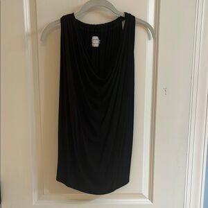 Anthropologie Elegant Black Sleeveless Top